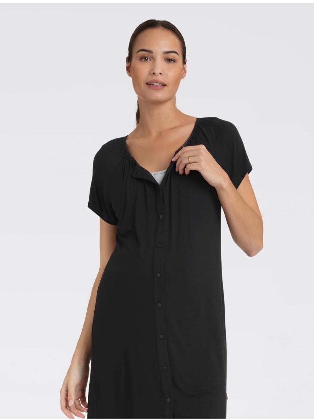 Seraphine Maternity and Nursing Nightgowns for Breastfeeding,